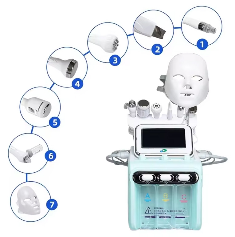 Hydrafacial%20Cilt%20Bakım%20Cihazı%20%206+1%20ÇELİK%20MOTOR