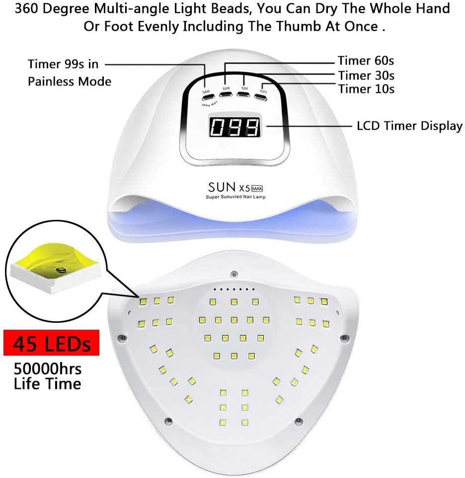 Sun%20X5%20Tırnak%20Kurutma%20Cihazı%20150%20Watt